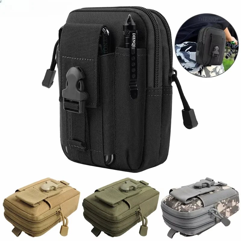 Outdoor Waist Pack Belt Pouch Tactical Phone Holster Bags Belt Packs Outdoor Sports Hunting Hiking Travel Waist Bag for Men