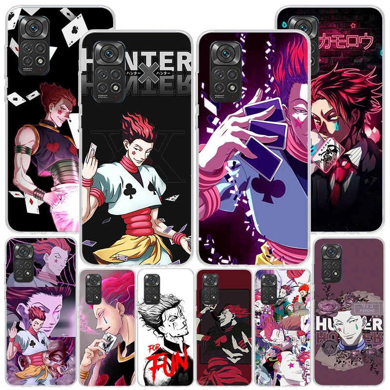 Hunter X Hisoka Phone Case For Xiaomi Redmi Note 13 12S 12 11 11S 11E 10 Pro Plus 10S 11T 9 9S 8 8T 7 5G Personalized Cover