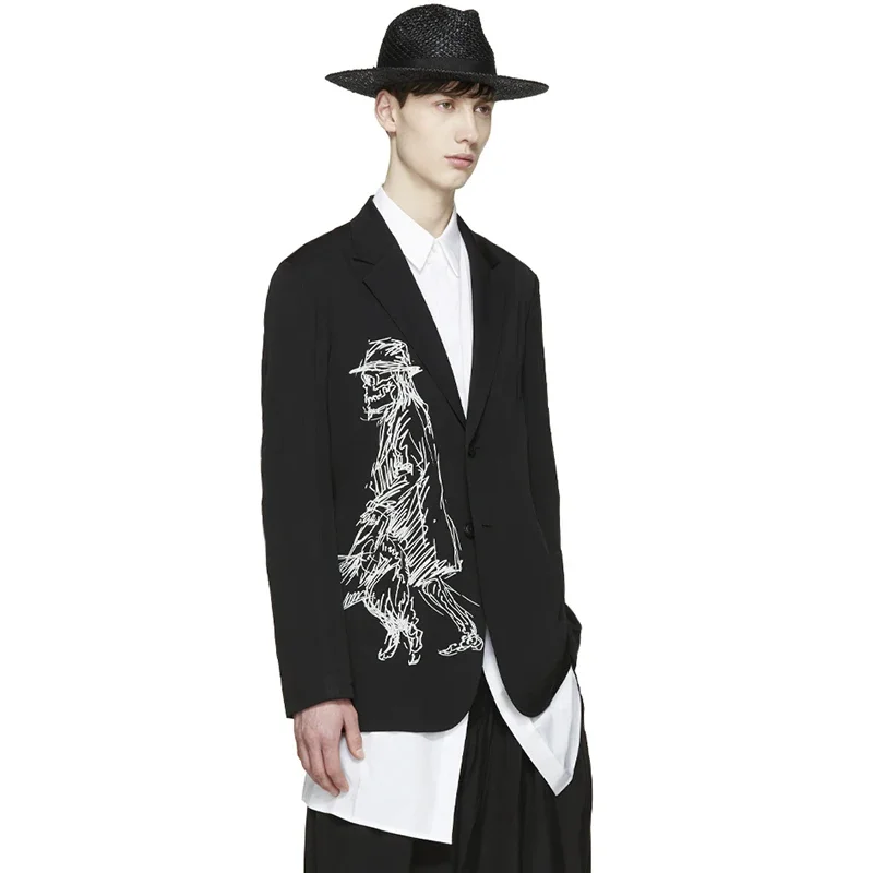 

YOJI OOAK КЛАССИЧЕСКИЙ КОСТЮМ LORO Классический габардиновый прогулочный костюм для собак, ручная роспись, шерстяной ограниченный выпуск