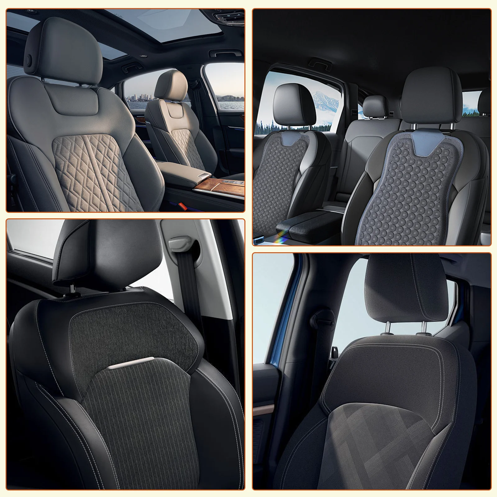 

2Pcs Universal Car Headrest Rod Sturdy Steel Support Pole for Vehicle Seat Neck Comfort Simple Elegant Design Easy Fit