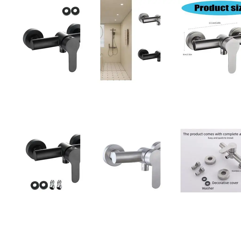 

652f однорубежный смеситель смесителя для душа замены воды для замены воды легко установить