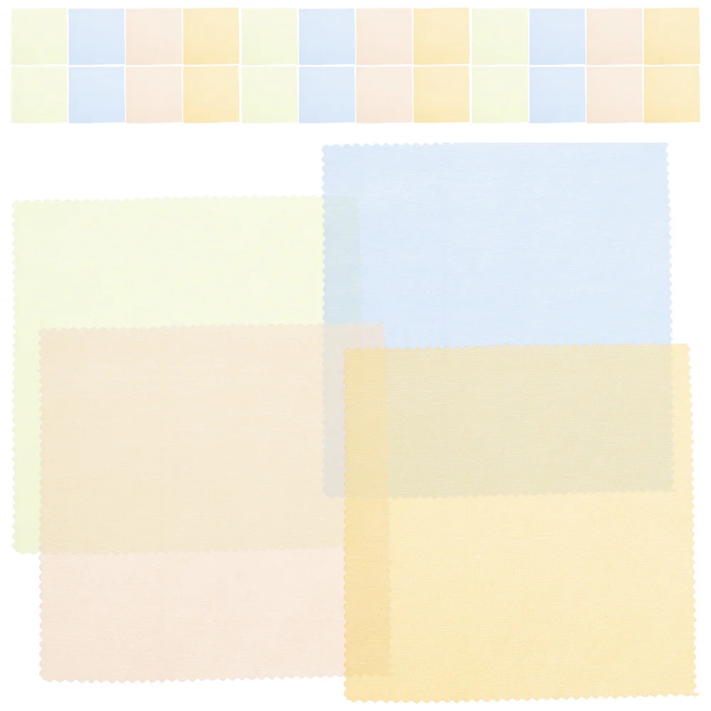 

50Pcs Microfiber Eyeglass Cleaning Cloths Reusable Soft Practical for Glasses Screens Lenses Phones Jewelry Polishing