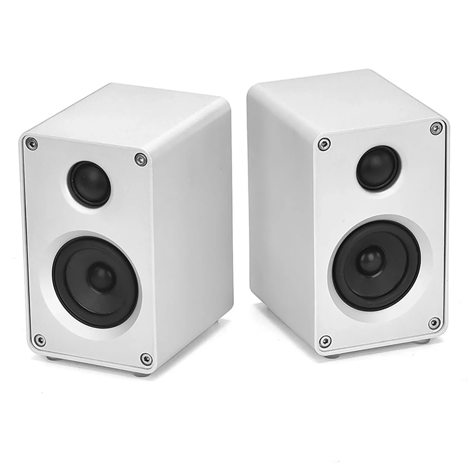 AMXEKR wyraźny i delikatny 2.5 Mini głośnik Stereo do komputera domowego z przodu Surround High Fidelity Bluetooth