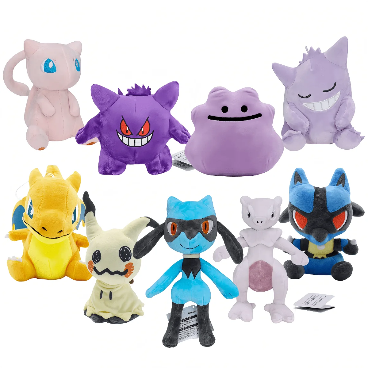 

9 Styles Pokemon Plush Dolls Charizard Mimikyu Gengar Cute Anime Figure Stuffed Plush Toys Dolls For Children's Birthdays Gifts