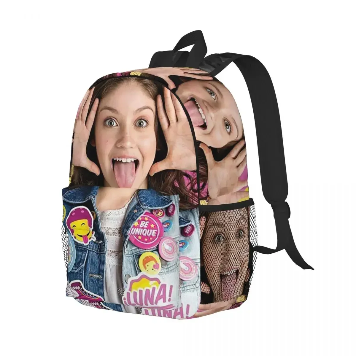 

Музыкальный детский рюкзак «Соя Луна Караол», студенческая сумка для книг для мальчиков и девочек, детская школьная сумка, компьютерные сумки на плечо для мужчин и женщин