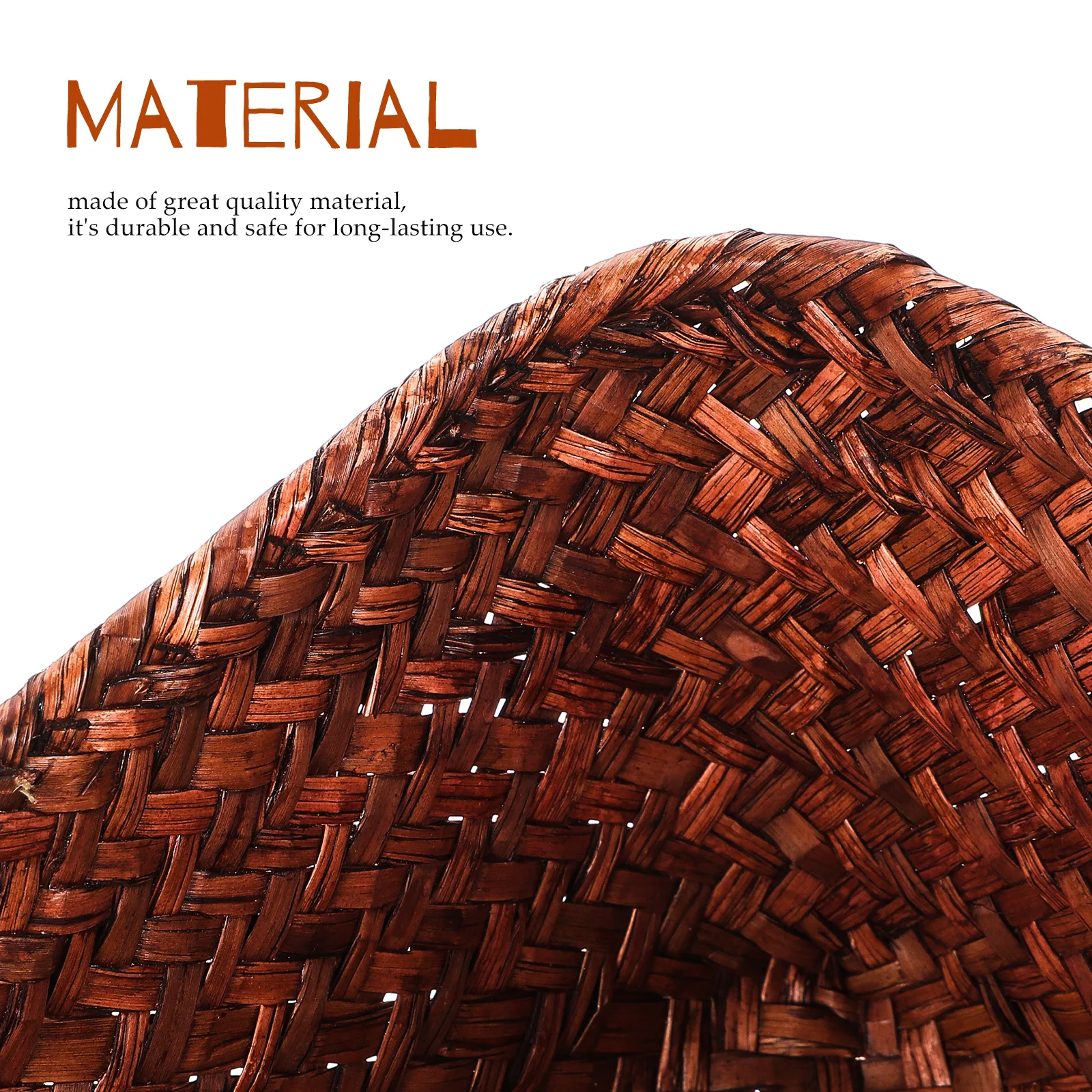 

1pc Seaweed Woven Home Storage Sundries Organizer Desk Organizer Portable Container Storage Container Weave Basket Box