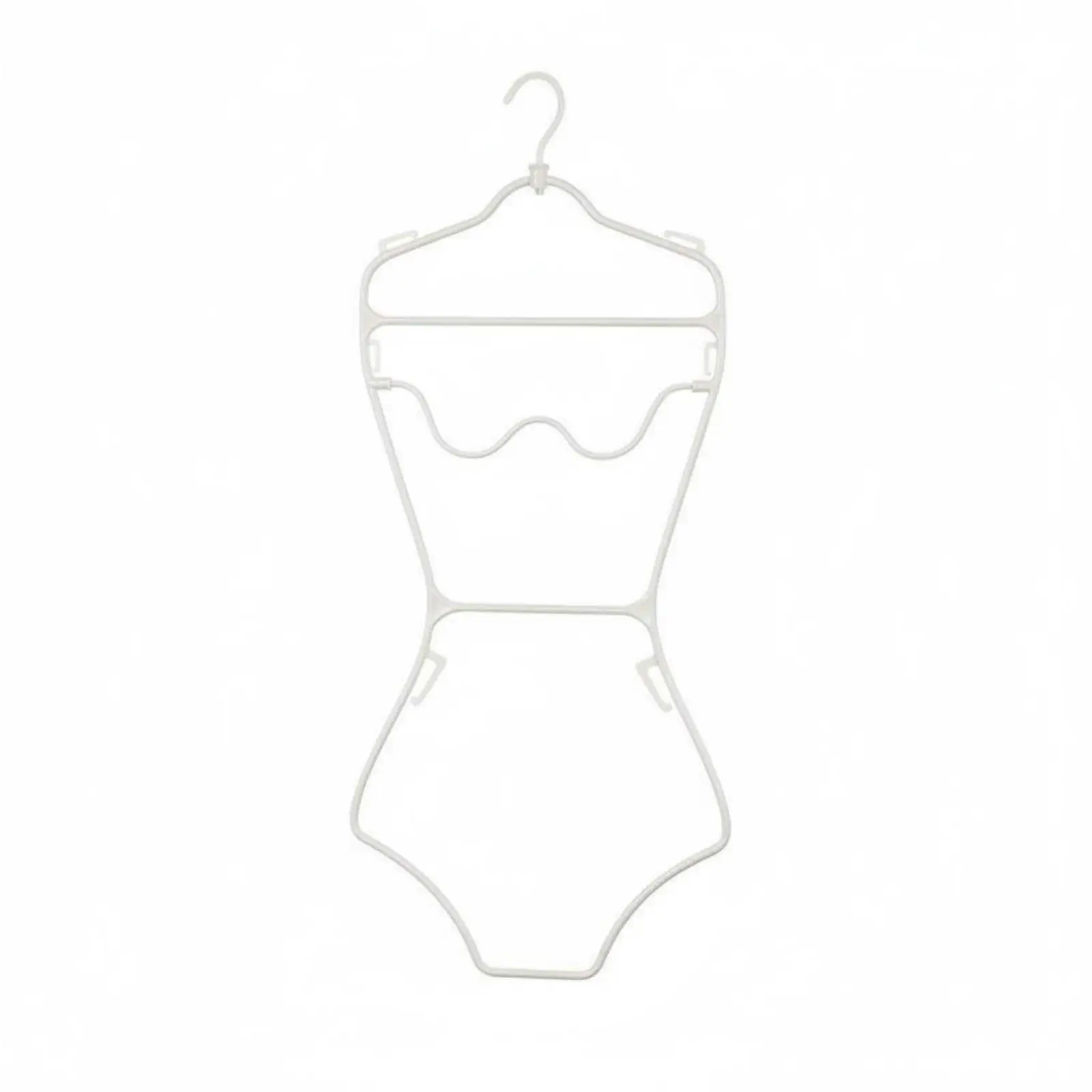 Swimsuit Hanger PP Plastic Body Form Hanger Rotatable Hook Display Rack for Retail Store Lingerie Organizer