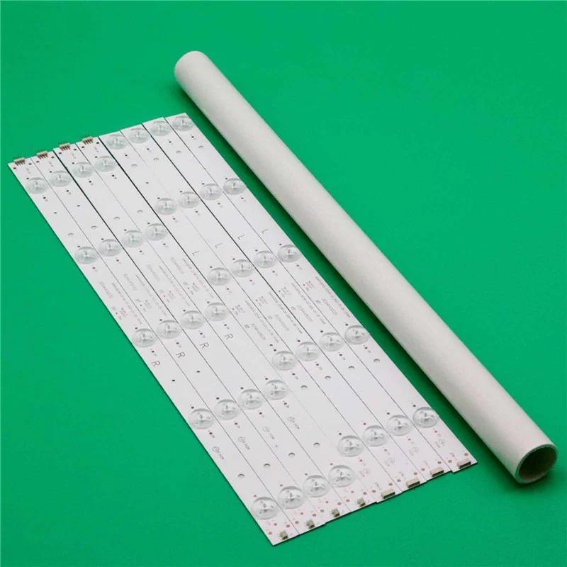 Kits TV's Illumination Bars AHKK43D10RHKK43D10L-ZC14F-03 Backlight Strip For Polaroid Array Bands 303AK430031  303AK430032 Tapes
