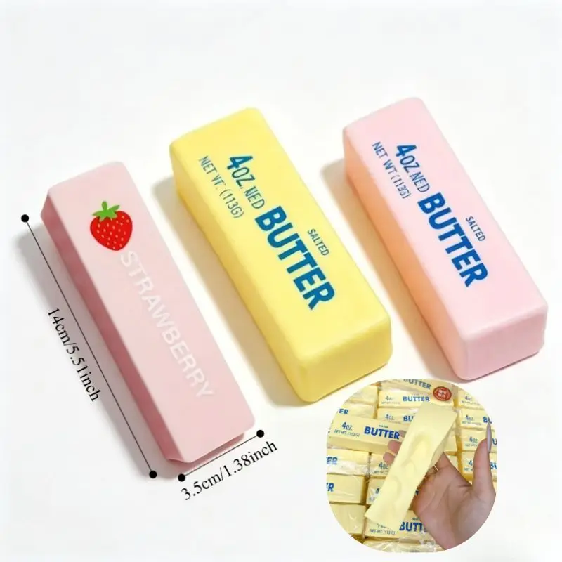 Butter Stick Squeezed Soft, Fidget Toy，Suitable for Children and Adults, Suitable for Parties, Games, Festivals & Christmas Gift