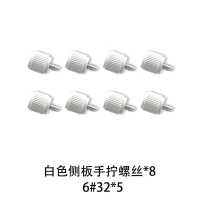 Computer Case Side Transparent Glass Screws Hand-tightened Manual Transparent Acrylic Fixing Screws 8 Pcs view 6
