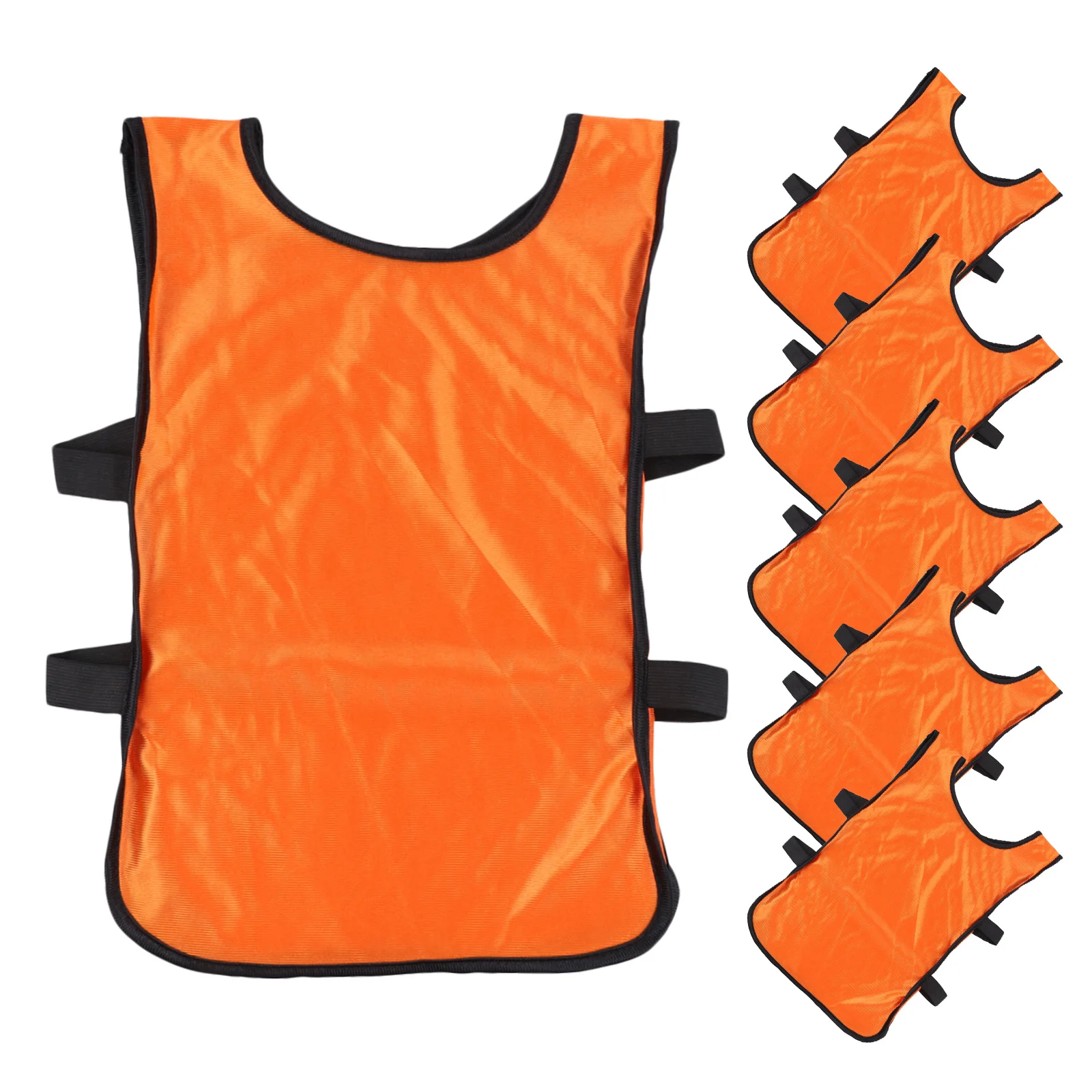 

6Pcs Fast Drying Training Vest Breathable Lightweight Football Pinnies Soccer Scrimmage Waistcoat Team Sports Training Waistcoat