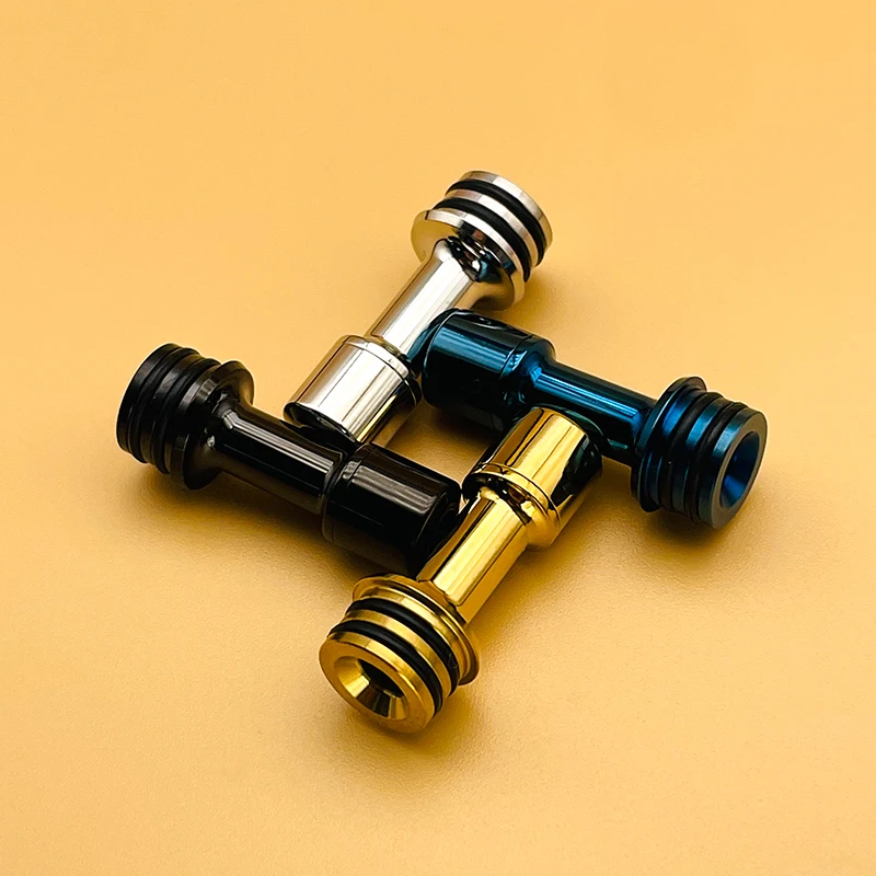 Embout goutte à goutte DSX Diplomat Roosevelt, matériau en acier inoxydable 510, diamètre intérieur 3.5mm, embout poli miroir pour RDA RTA précieux