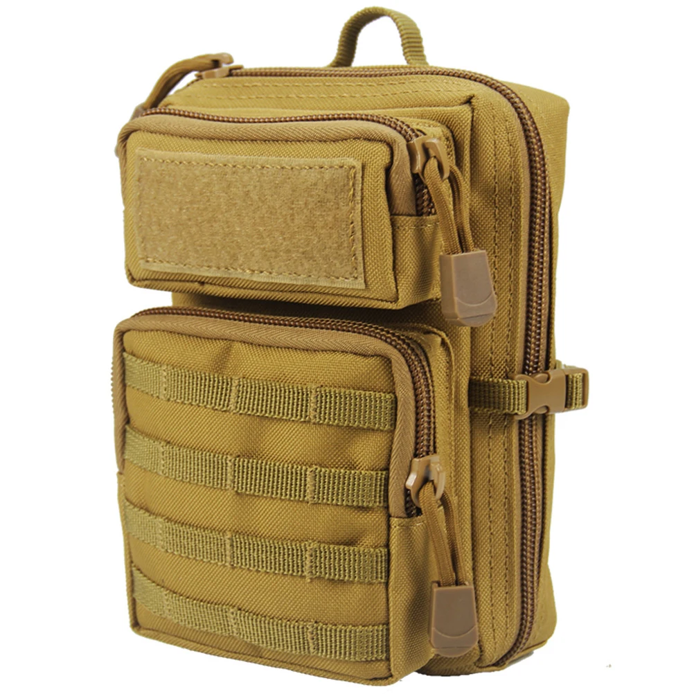 

First Aid Pouch Compact Polyester Hiking Medicine Bag Camping Storage Outdoor Phone Small Medical Reusable Travel Kit Nursing