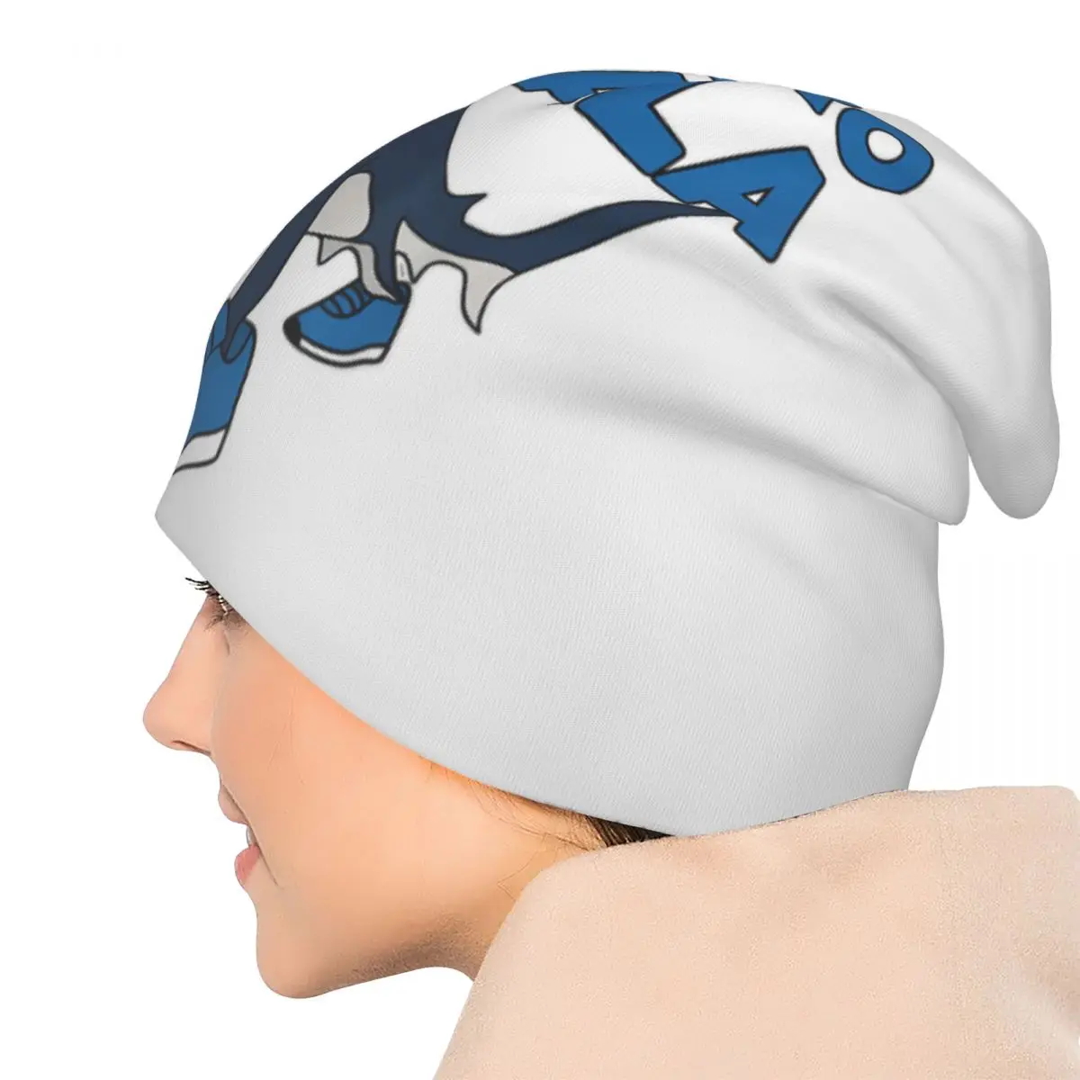 Tralalero Tralala قبعات الإيطالية Brainrot ميمي القوطي الخريف الشتاء في الهواء الطلق Skullies قبعة حريمي الربيع الدافئة ذات الاستخدام المزدوج بونيه قبعة #5