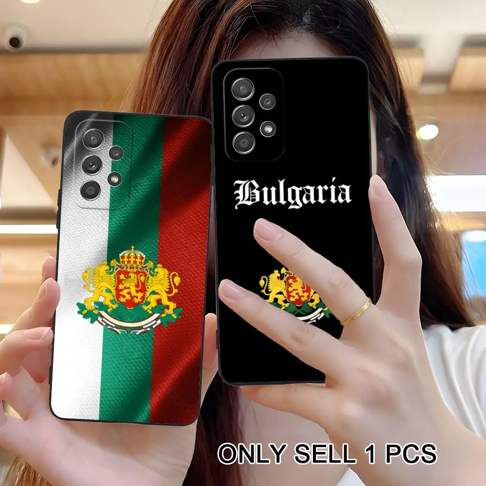 Bulgaria Flag Phone Case for Samsung Galaxy A26 25 24 23 22 21 17 16 15 14 13 12 11 5G Soft TPU Shockproof Cover