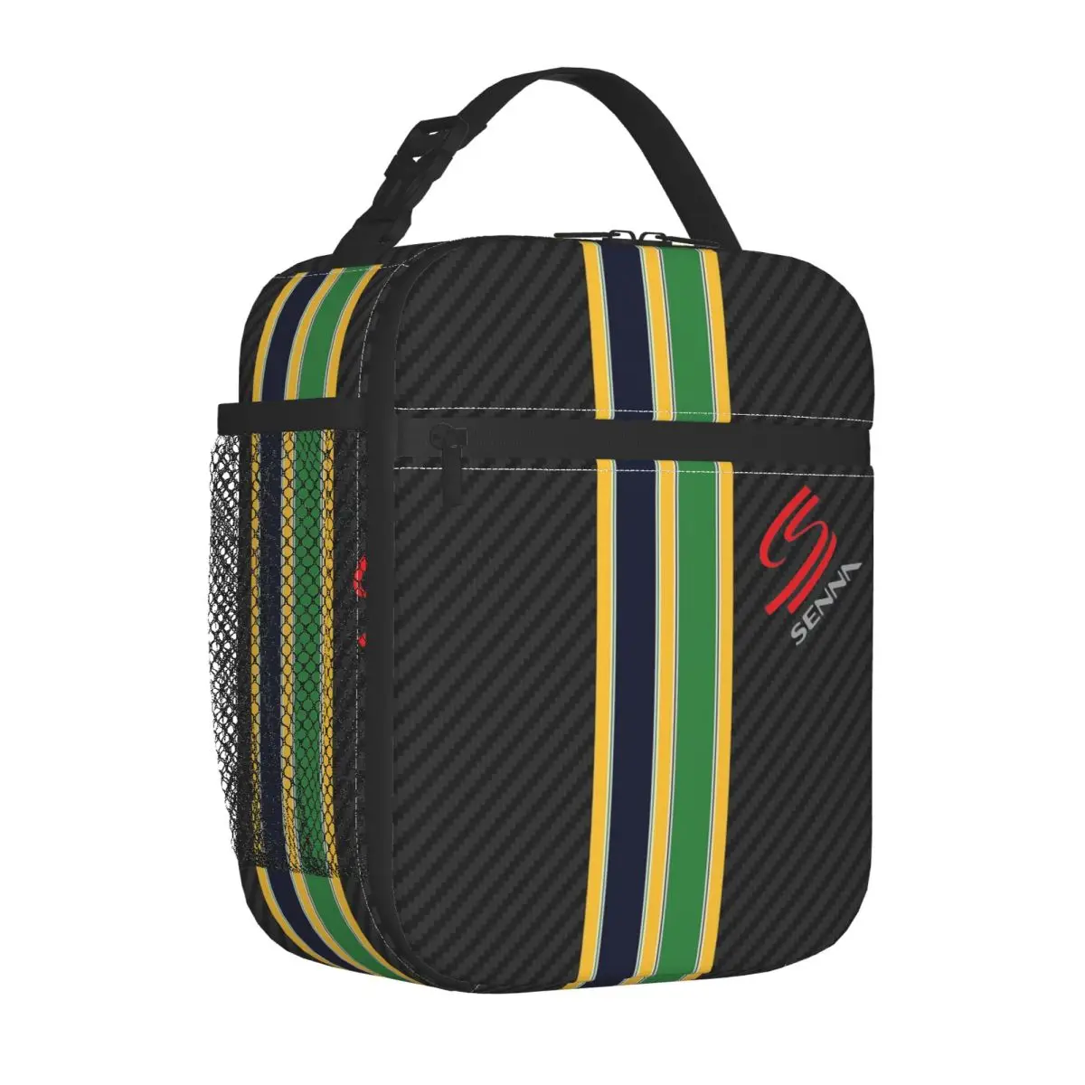 Ayrton Senna Insulated Lunch Bags Cooler Bag Reusable Meal Container High Capacity Lunch Box Tote Food Storage Bags Work Travel