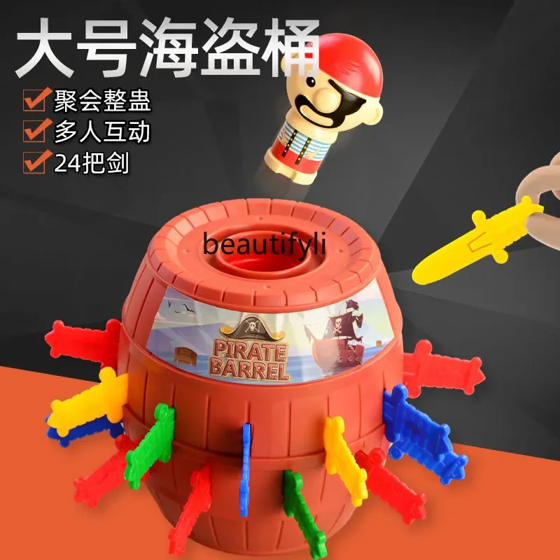 Parent-child party tabletop toys oversized pirate buckets, stress reduction games