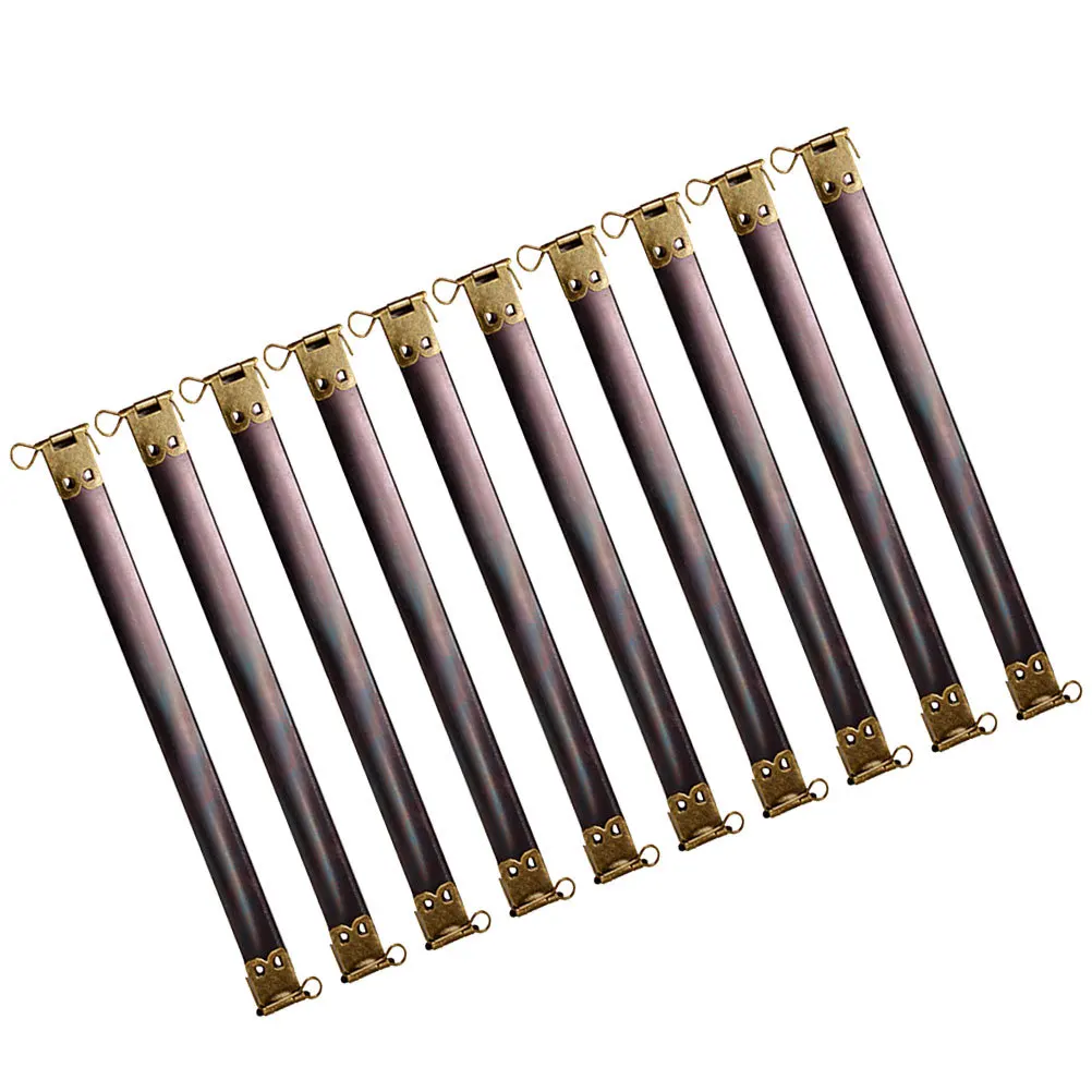 

10Pcs 18Cm Quality Frame Set DIY Handbag Hinges Internal Metal Spring Clip for Canvas Fabric Craft Projects