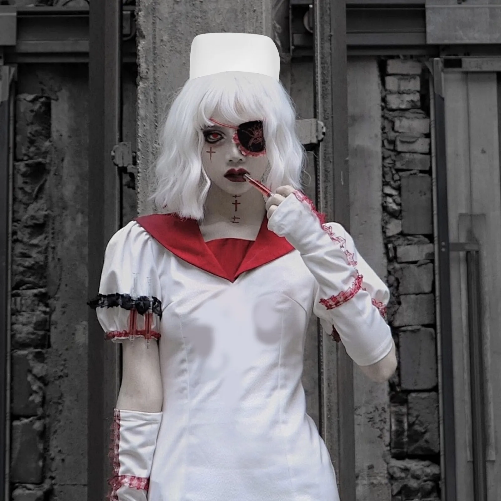 Тонкая белая шляпа медсестры, повязка на голову, дышащая, впитывающая пот, удобная шапка медсестры, костюм для кормления, выпускной вечер, косплей