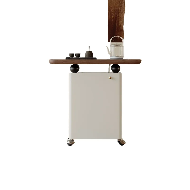 

Movable balcony small tea table light luxury modern high-end designer tea table living room home