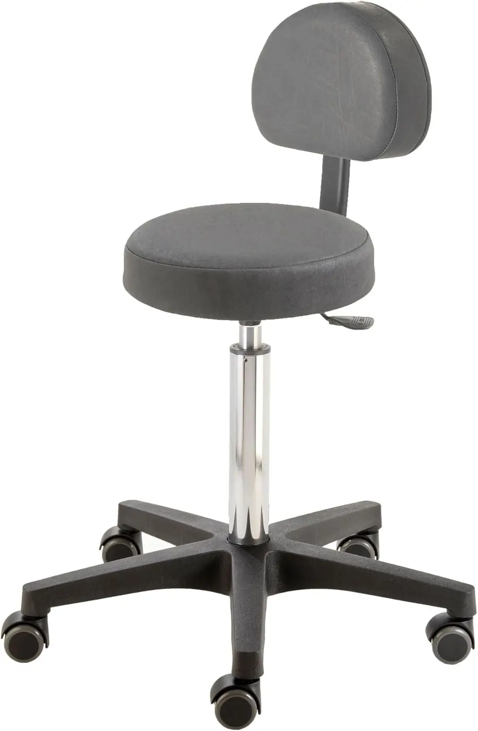 Komfortschaukel 4411, Sitzhöhe ca. 54 - 73 cm, Rundsitz Ø 33 cm, adjustable Backenteil, -Auslösemechanik, stufenlose Höhenverste