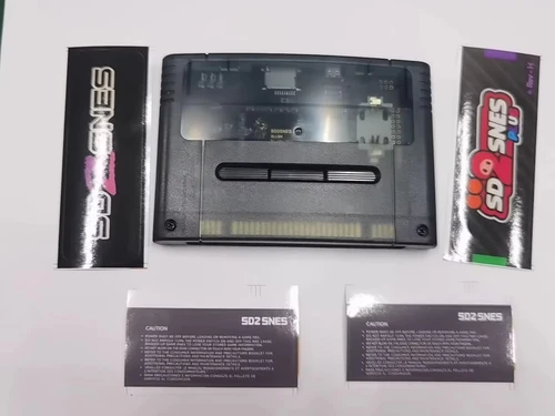 Imagen 2 del producto Cartucho SD2 Plus pcb SNES, bonito estuche para DSP SNES SFC, accesorios para consola de videojuegos de 16 bits, carcasa nueva de EE. UU./JP/UE