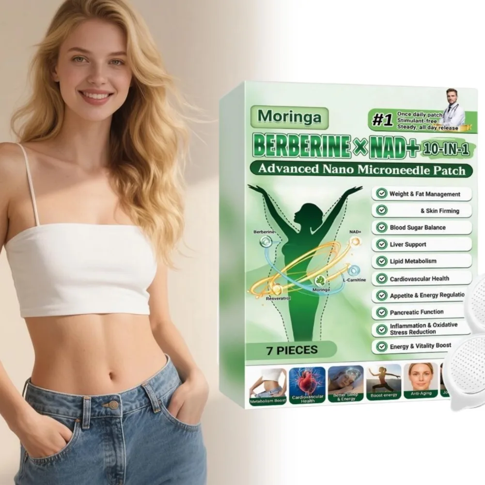 

Пластырь для коррекции фигуры 10 в 1 Moringa Women Perfect Body Curve, пластырь для сжигания жира и снижения веса, пластырь для похудения с наномикронидлами GPL-1