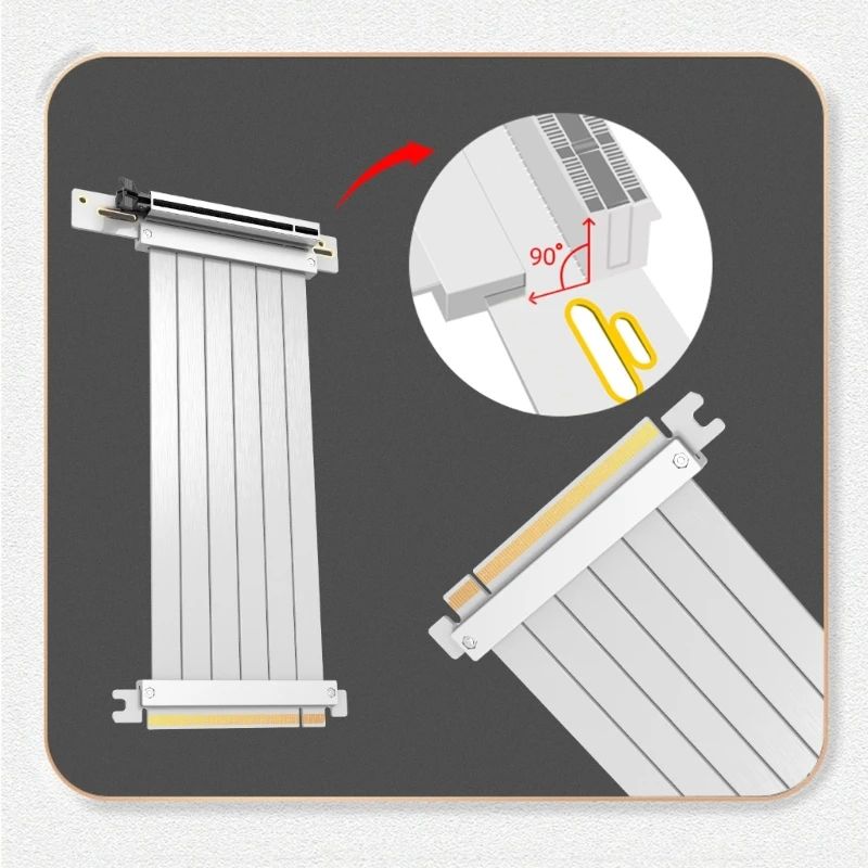 Cavo prolunga schermato per scheda grafica riser PCIE X16 a piena velocità