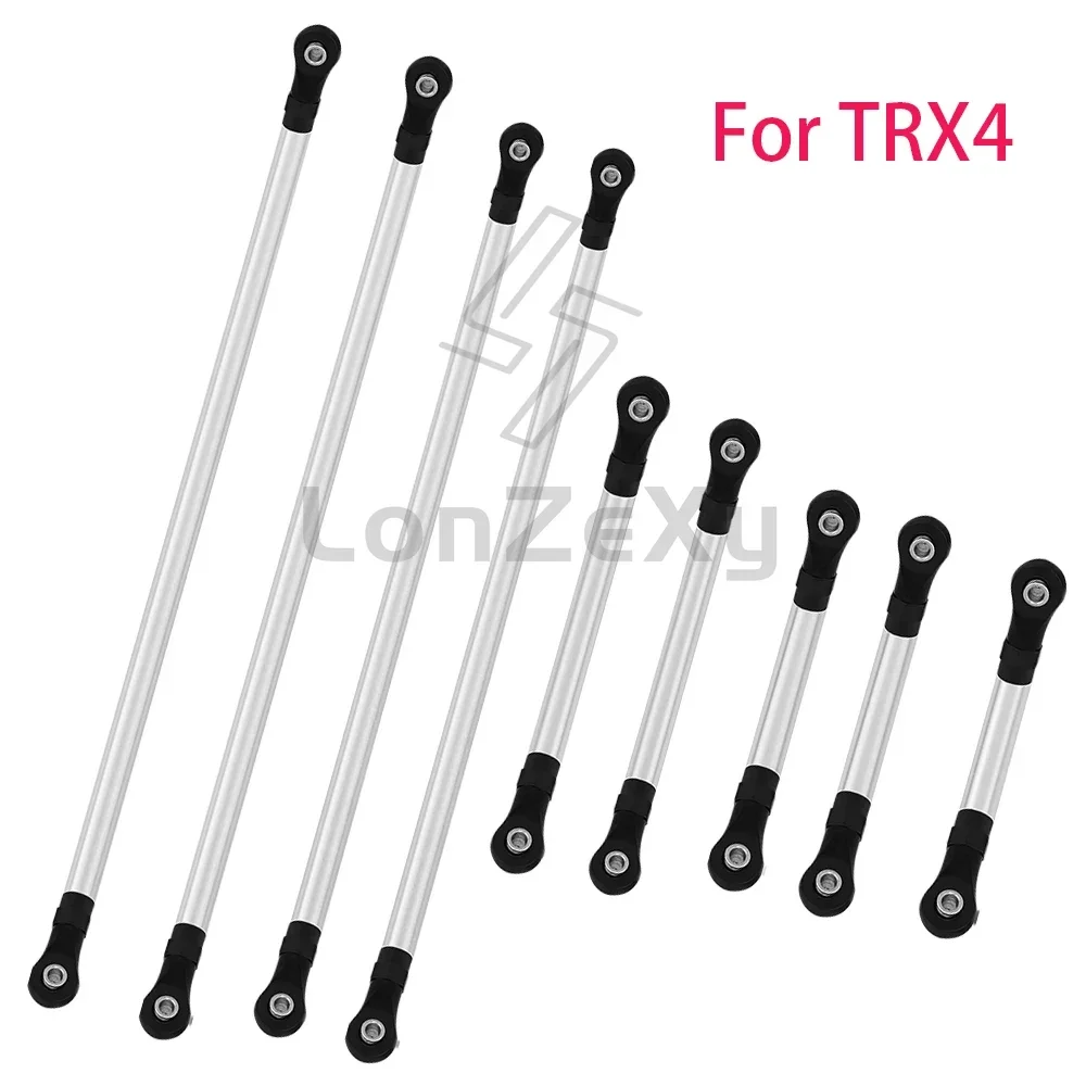 LCG Girder Frame Stainless Steel Linkage Link Rod Rod End For 1/10 RC Crawler Axial SCX10 III TRX4 Capra LCG Rails Chassis Kit