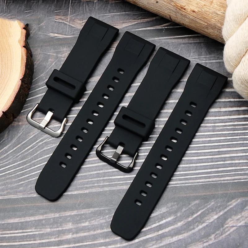 For Casio PRW-60 TPROTREK 5578 5480PRW-70/50/30 High Quality Rubber Watch Strap Water Proof Silicone Watchband With Tools Men