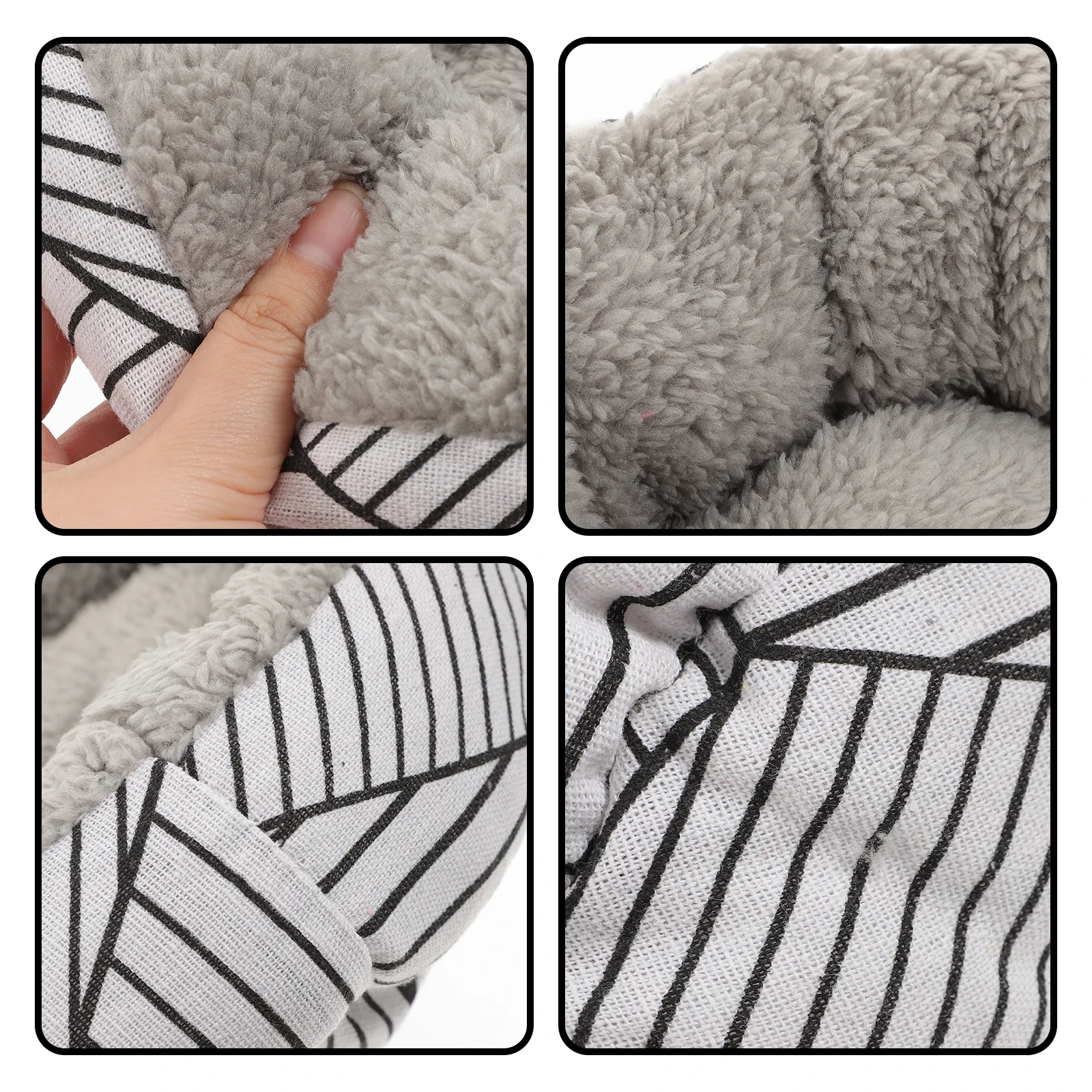 

Pet Bed Pets Washable Heated Cat Indoor Cats Dog Lamb Fleece Nest Bridegroom