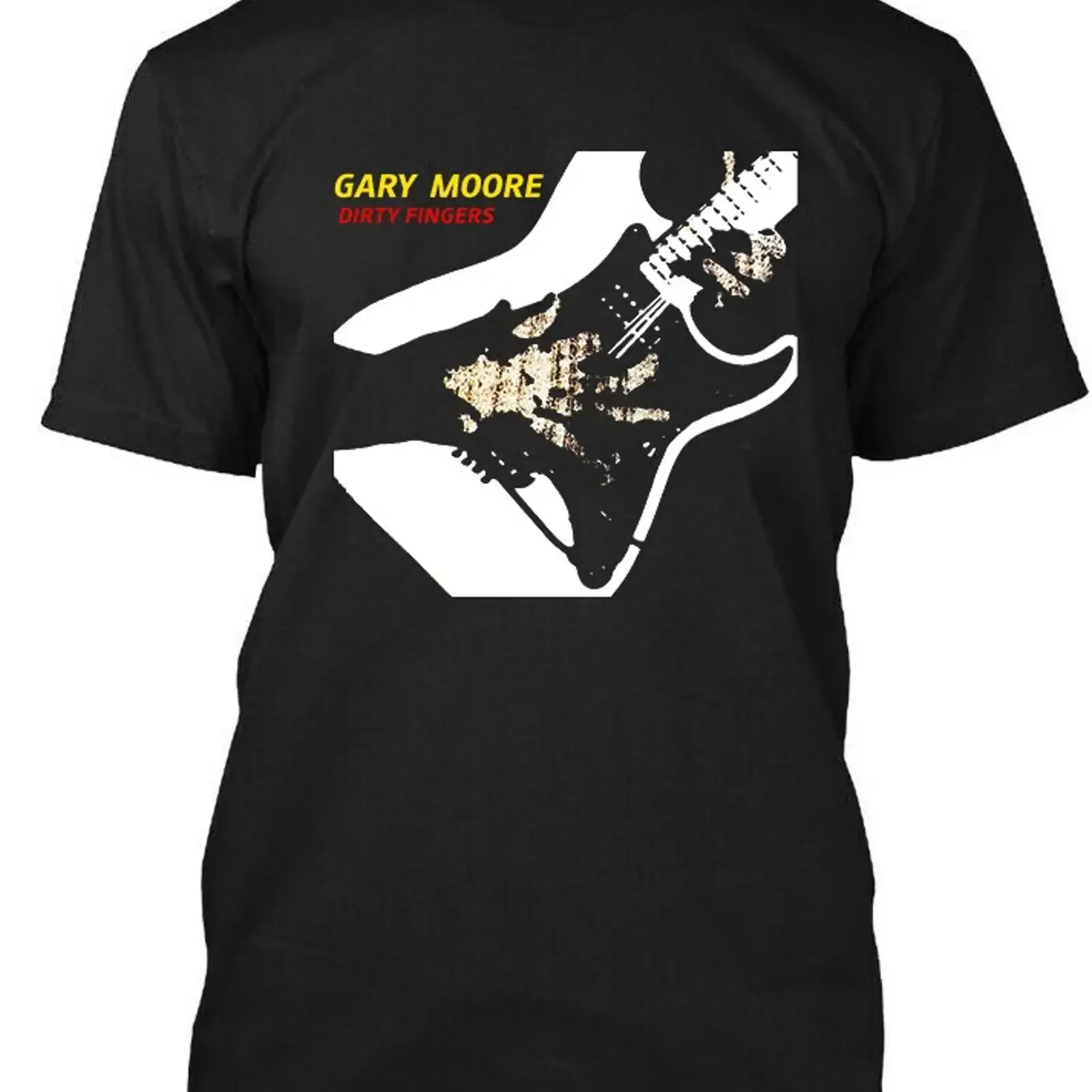 NWT Gary Moore Dirty Fingers Northern Irish Musician Songwriter T SHIRT S 4XL vintage Washed Versatile Stretched Comfortable