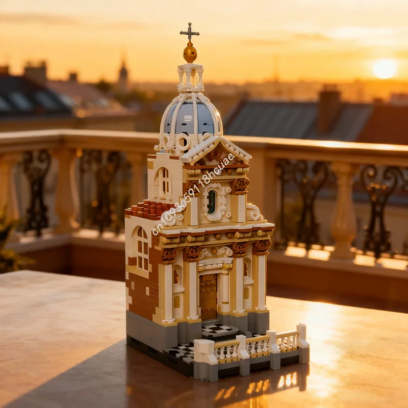 

1642 детали MOC: Модель «Базилика в заливе Неспящие ночи» — Конструктор для сборки, игрушка для самостоятельной сборки, креативная идея, рождественский подарок, развивающая игрушка