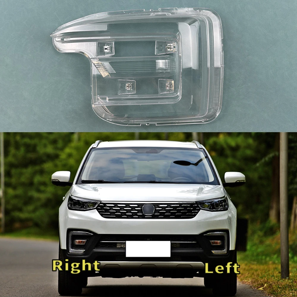 

For ChangAn CS55 2017 2018 2019 Headlight Transparent Cover Lampshade Head Lamp Headlamp Shell Lens Plexiglass