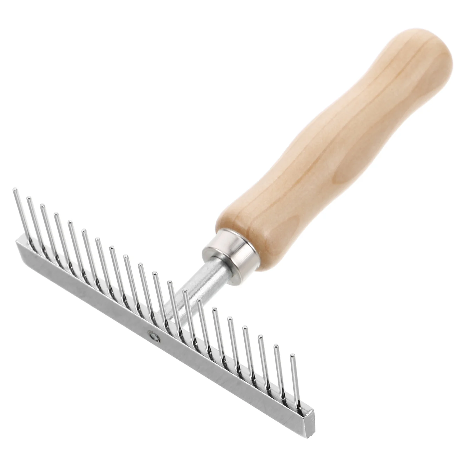 الفولاذ المقاوم للصدأ Dematting فرشاة الخليع مشط معطف الغسيل أداة التهيأ دائم المعادن الخشب الحصان فرشاة الماشية #1