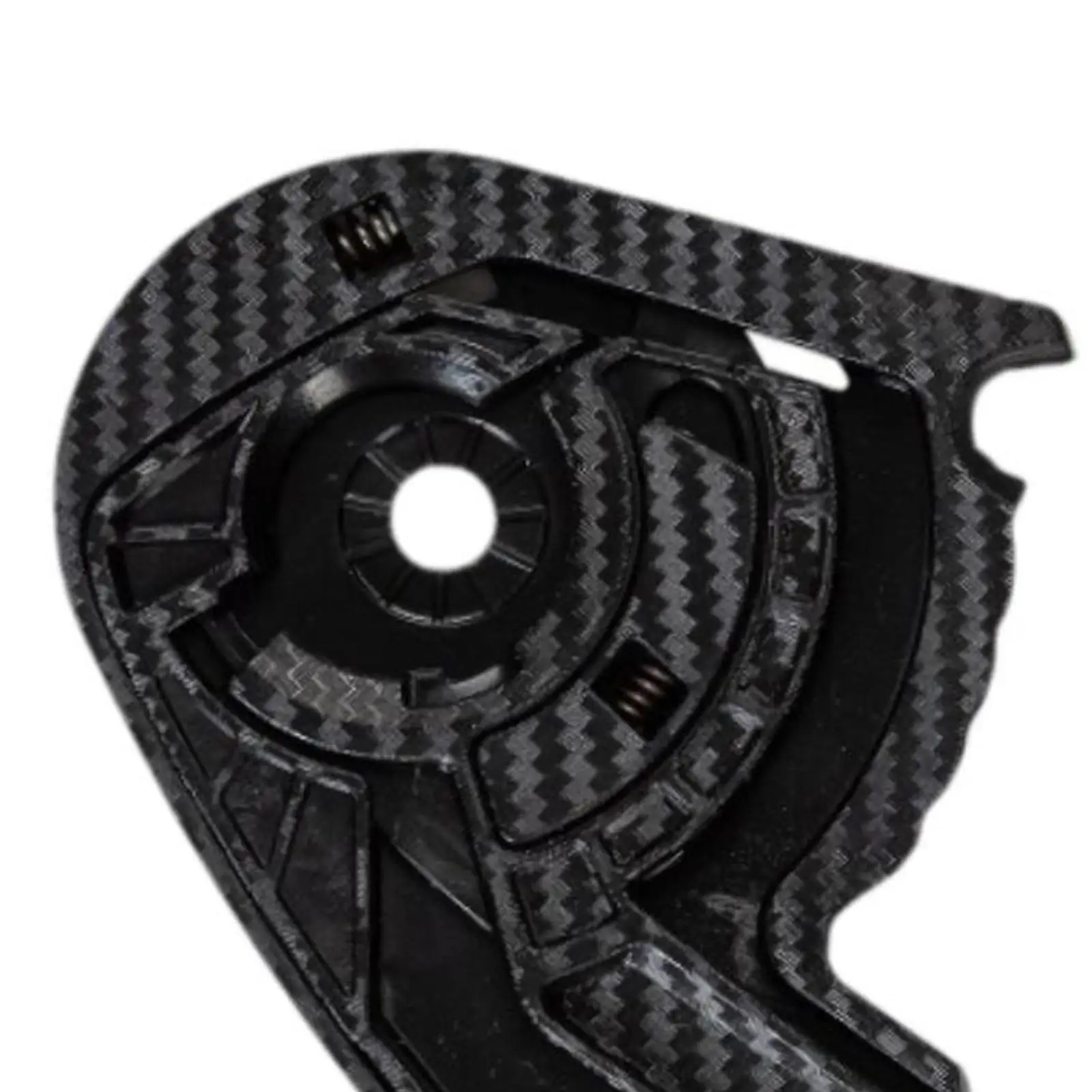 قاعدة خوذة سوداء ABS قناع والعتاد لوحة استبدال خوذة دراجة نارية درع مكون الملحقات العالمية ل MT DARKEN #5