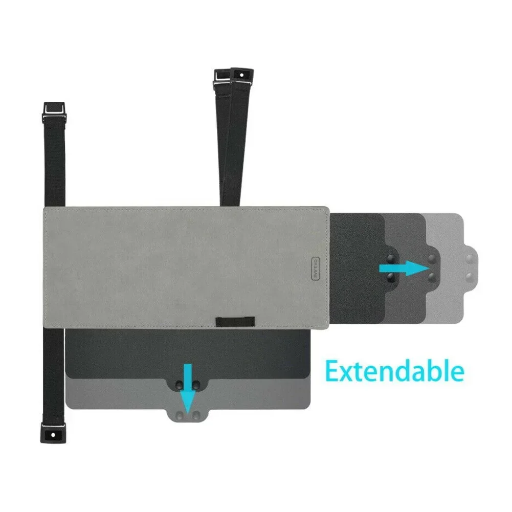 Estensione per visiera parasole per auto, protezione per estensione, lato anteriore, paralume a battente, antiriflesso, per finestrino dell'auto, parasole, protezione UV