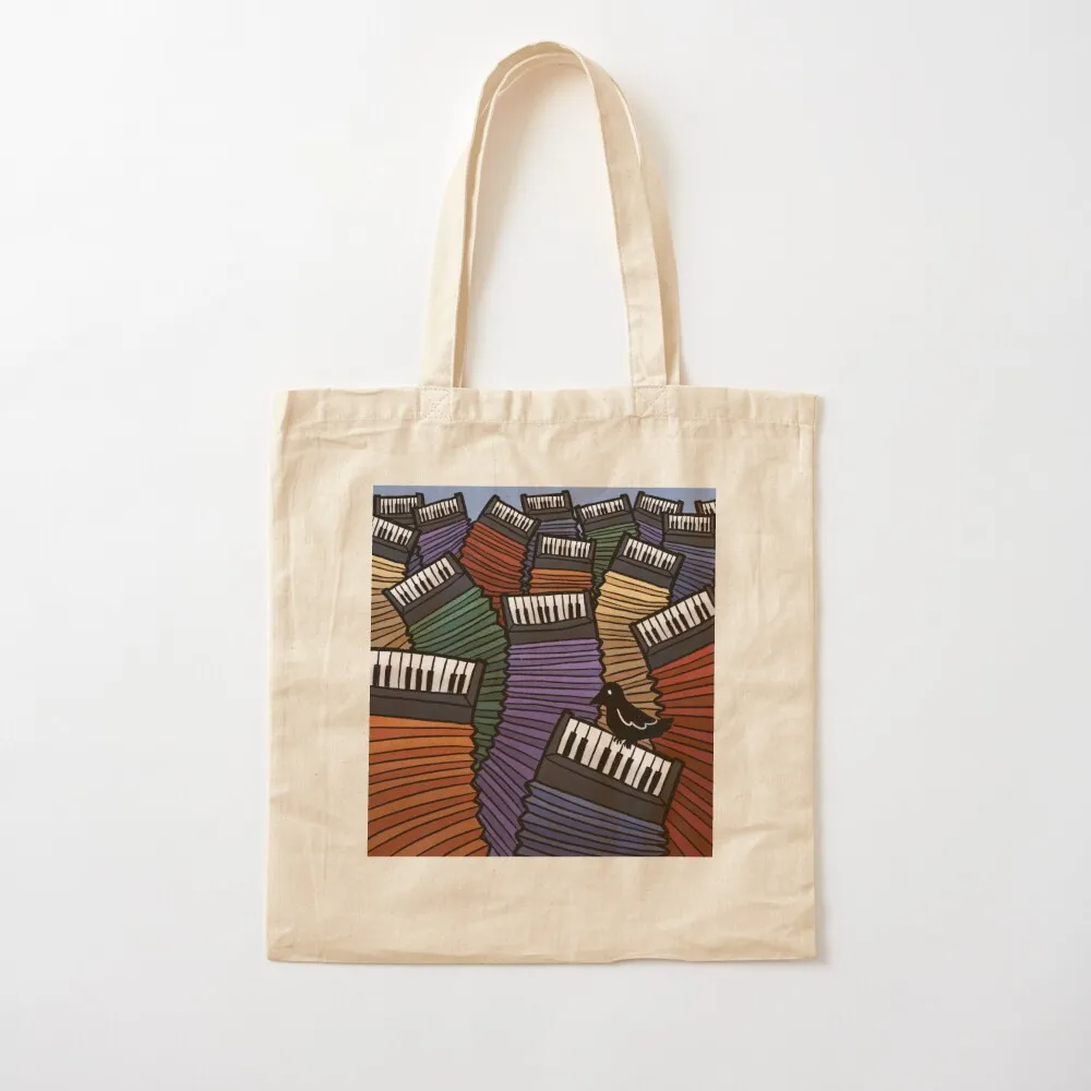 Accordion Forest Tote Bag shopping trolley bag tote bag men Canvas stote