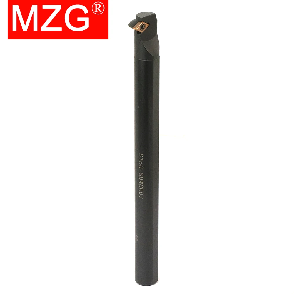MZG 10mm 12mm 16mm S10K-SDWCR07 CNC Torna Arbor Vidalı Torna Kesici Çubuk Delik Işleme Sıkma Kilitli Dahili sıkıcı Aracı