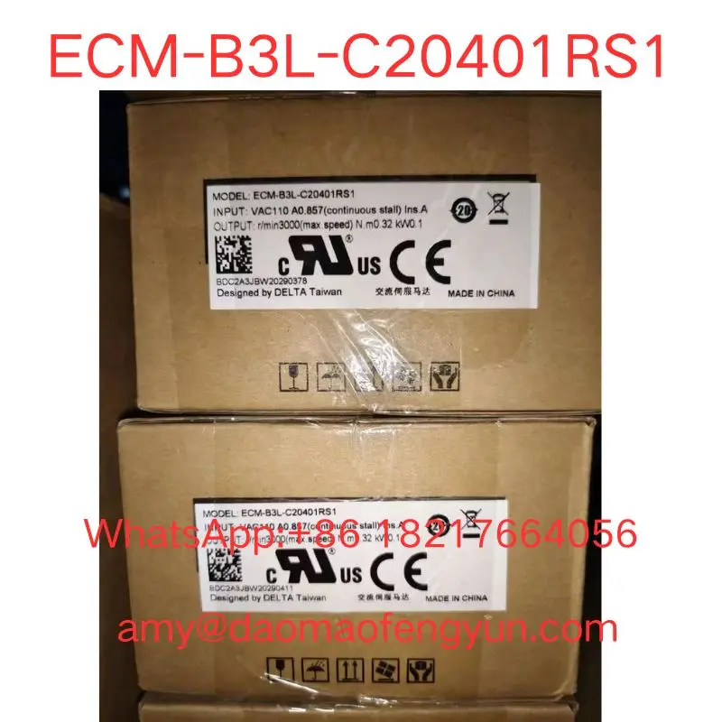 Brand   new  ECM-B3L-C20401RS1 Delta 100W Servo Motor   fast  shipping