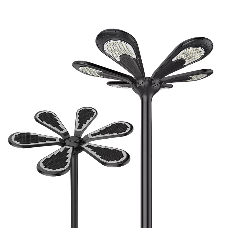 

Ultra Large Six Leaf Solar Engineering Street Light, 420W Industrial Grade Aluminum Solar Light
