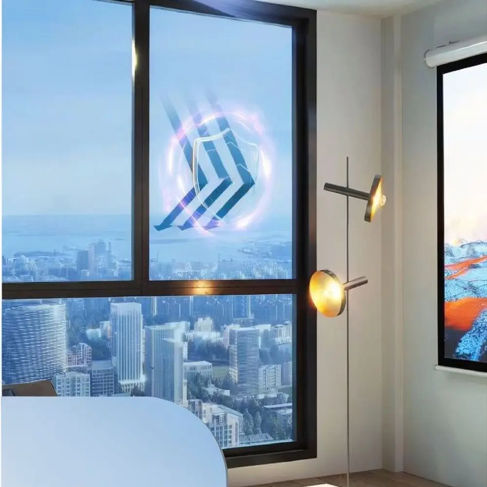 Sun Protection Glass Film Privacy Window Tint One Way Mirror Heat Blocking Vinyl Sticker For Living Room Balcony