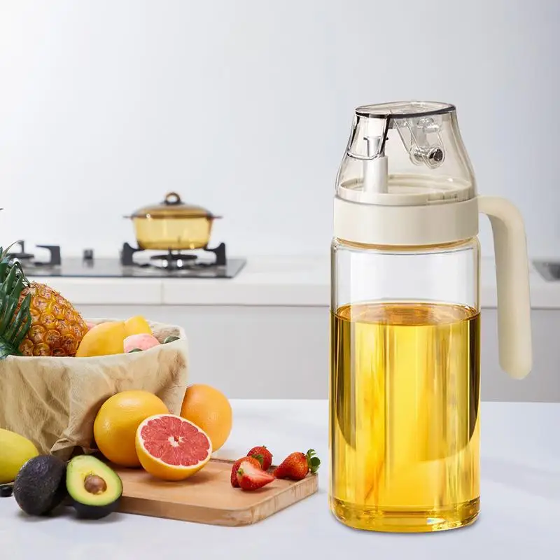Contenedor de aceite desmontable para cocina, dispensador de aceite a prueba de polvo, olla portátil para el hogar, contenedor de aceite que ahorra trabajo para el hogar