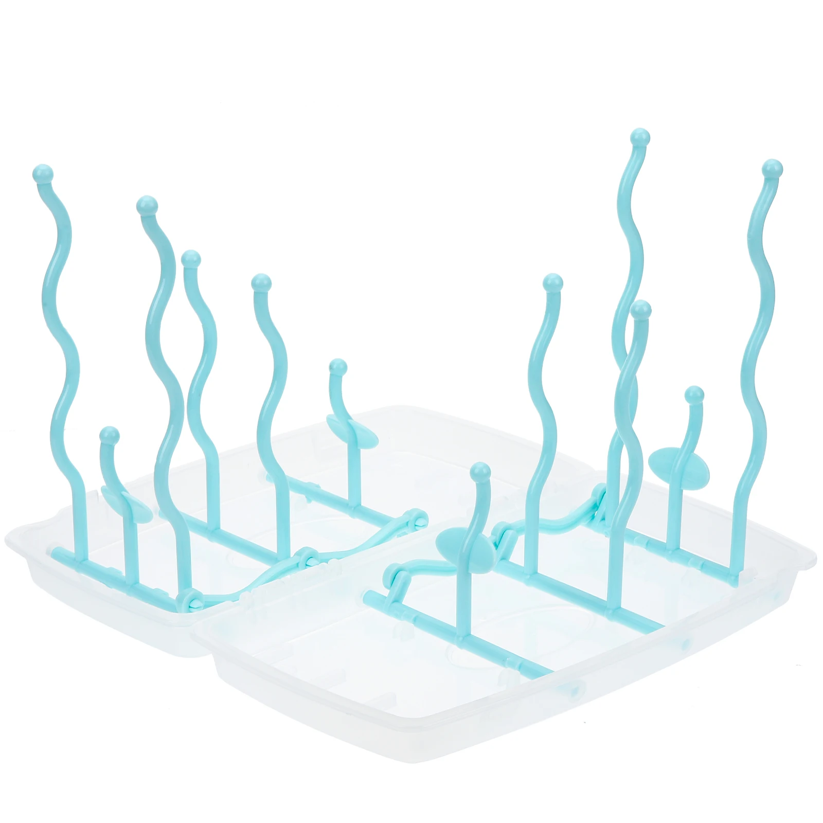 

Plastic Bottle Rack Drying Stand for Baby Bottles Accessories Holder Vertical Space Saving Breast Milk Travel Dryer