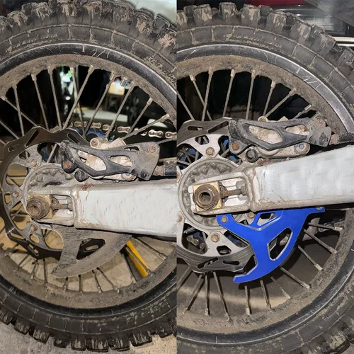 Imagen 2 del producto Accesorios de motocicleta Protector de Rotor de disco de freno trasero para Yamaha YZ 125 125X 250 250F 250X 250FX 450F 450FX YZ125 YZ250