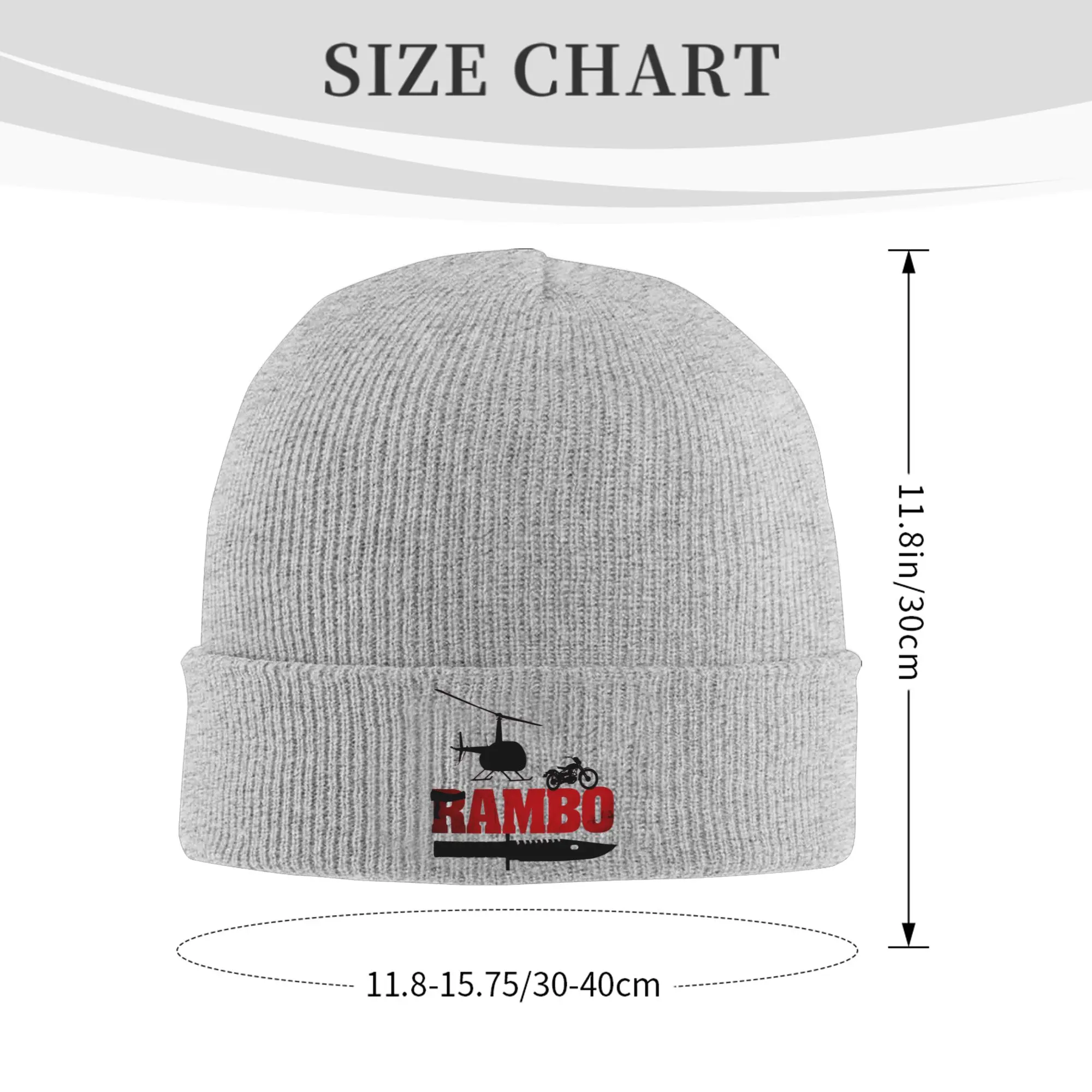 John Rambos Merch Warm Winter Knit Beanie For Unisex Skullies Knitted Caps  Bonnet Hats
