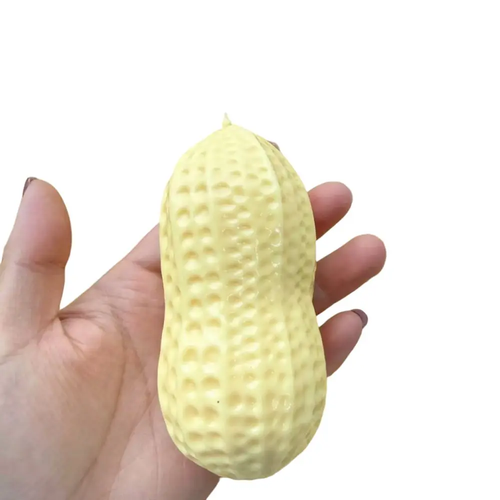 Gift Creative Peanut Squeeze Realistic Yellow Peanut Stress Ball Comfortable Relaxed Peanut Pinch Office