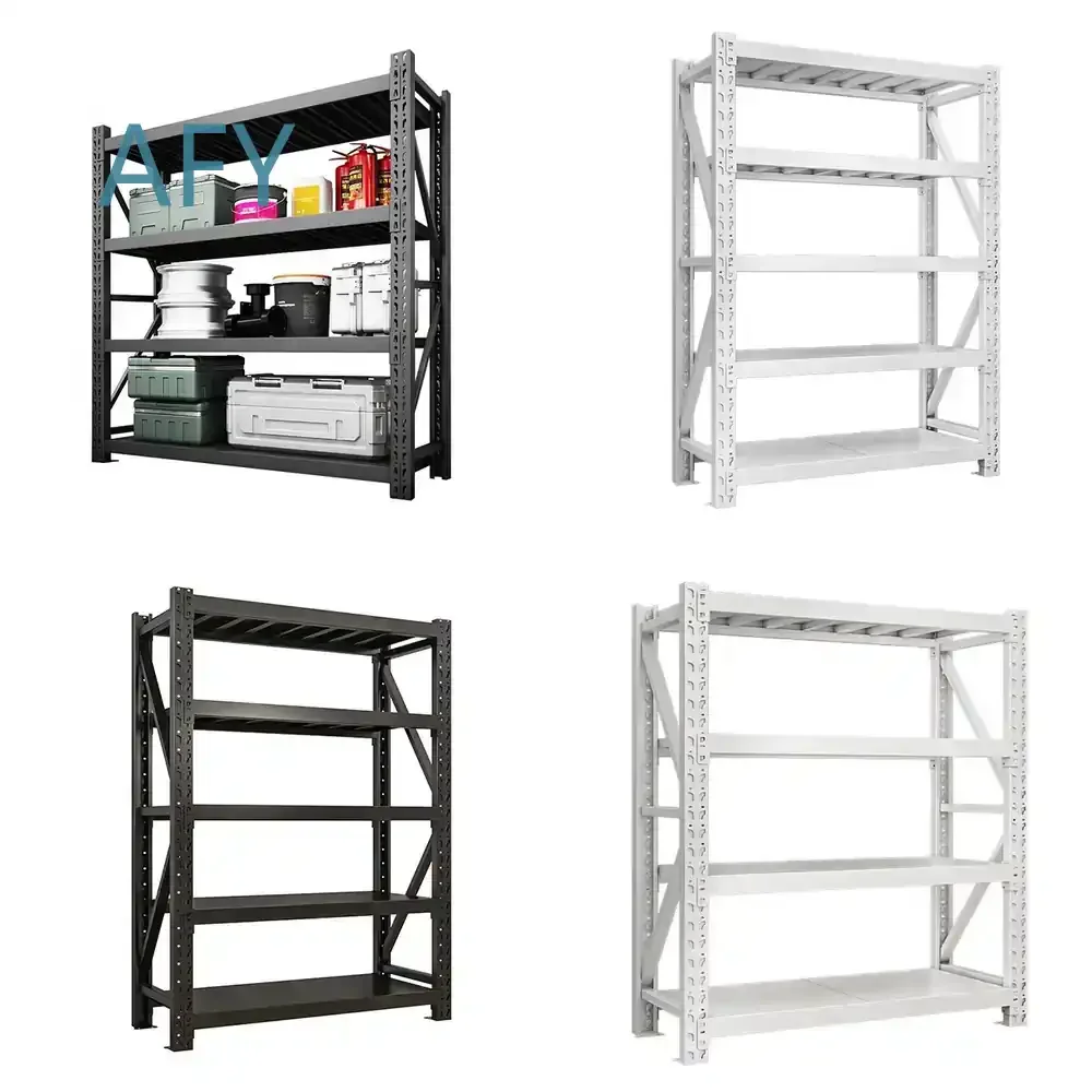 5 Tier Warehouse Storage Racks for Garage Shelves Unit Heavy Duty Metal Shelving System Industrial Storage Rack for Home