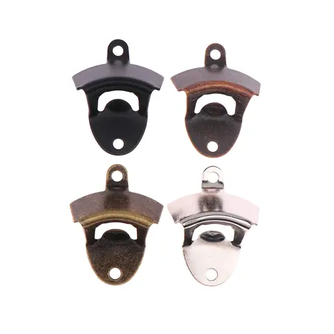 Wall Bottle Opener Kitchen Bottle Opener Retro Alloy Wall Mounted With Screws Party Antique Beer Bottle Opener
