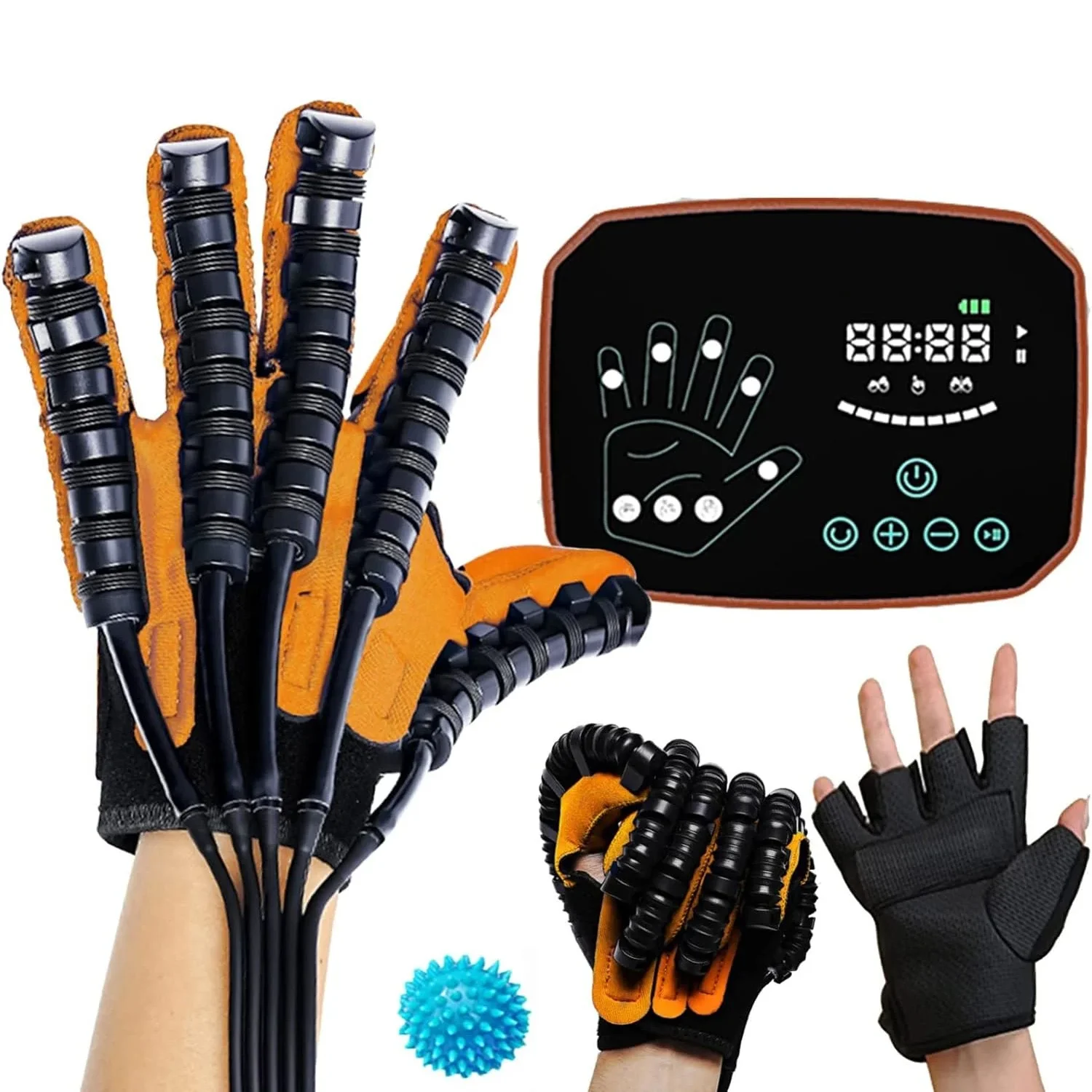 Finger Recovery Trainer for Hemiplegia Stroke Automatic Robot Rehabilitation Gloves Infarction Hand Function Training Devices